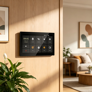 Système d'alarme intelligent P800s avec écran tactile 7 pouces, caméras <span class=keywords><strong>de</strong></span> sécurité domestique, sonnette vidéo, Tuya Smart WiFi GSM, alimenté par batterie - Product Image 5