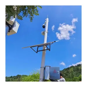 3m 4m 5m 5.5m 6m 8m 10m Q235B acciaio braccio singolo traffico telescopico telecamera CCTV palo metallico per il monitoraggio In strada urbana