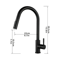 Robinet de lavabo classique moderne en acier inoxydable