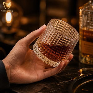 Bicchieri <span class=keywords><strong>da</strong></span> bere bicchierini di whisky tazze ristoranti Hotel essenziali 180 Ml di vetro di roccia per la casa vetro di vetro sottile trasparente moderno - Product Image 3
