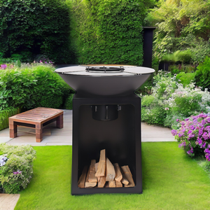 Customized Wholesale Factory Direct Outdoor BBQ Corten Steel BBQ - Product Image 6