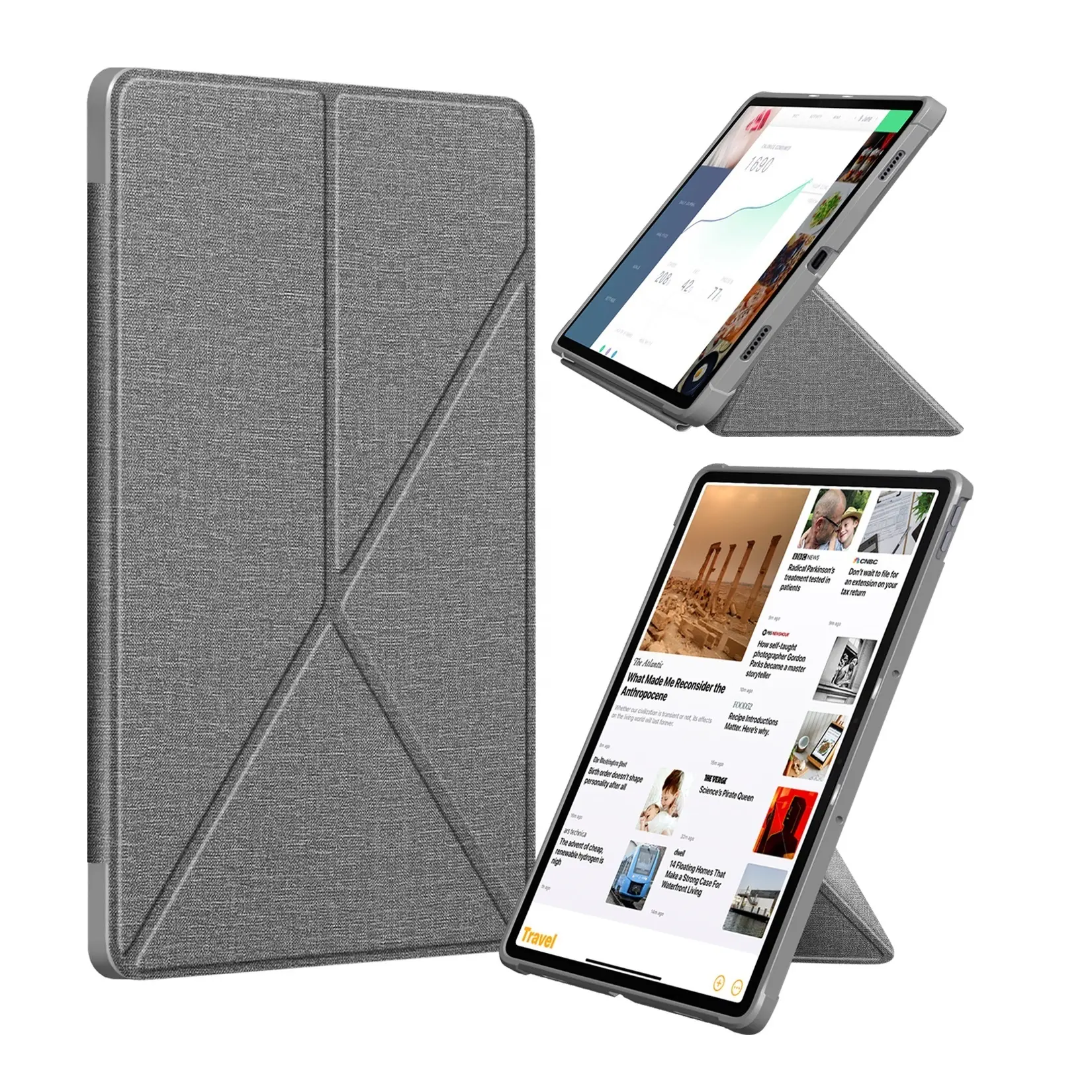 Slim Folio Kulit Tablet Kasus untuk Lenovo Tab P11 Pro 11.5 Inch Penutup untuk Xiaoxin Pad Pro 2021 TB-J706F TB-J716F