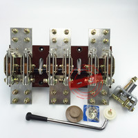 Interruptor Rotativo de Palanca Trifásico HD13BX-3000A/30 3P, Tipo Abierto, de Plástico, para Uso Industrial, 50/60Hz, OEM/ODM