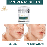 Anti-pigmentation Vieillissement Éclaircissant Éclaircissant Blanchiment Élimination du mélasma Dissolvant de points noirs Correcteur Crème Visage pour peau foncée