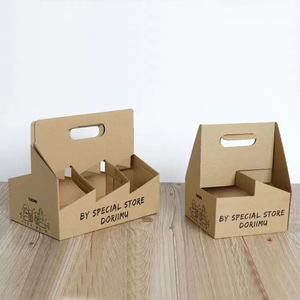 Porte-<span class=keywords><strong>gobelets</strong></span> <span class=keywords><strong>en</strong></span> <span class=keywords><strong>carton</strong></span> compostable certifié BPI avec logo personnalisé, 2/4 <span class=keywords><strong>gobelets</strong></span> pour les boissons à emporter aux États-Unis - Product Image 6