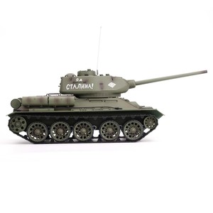 HengLong 3909-1 1/16 Char soviétique <span class=keywords><strong>T34</strong></span>-85 RC RTR 7.0 TK7.0 2.4GHz avec fumée, son, tir de billes de 6mm, combat IR, 7.4V 1800mAh - Product Image 3