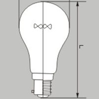 Huanbohangzhou — ampoule de navigation E27 B22, lumière ronde incandescente pour la navigation marine, 40W 60W