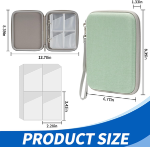 Étui rigide pour <span class=keywords><strong>cartes</strong></span> Eva pour <span class=keywords><strong>cartes</strong></span> <span class=keywords><strong>Yoto</strong></span> Mini <span class=keywords><strong>cartes</strong></span> Audiobbok avec fermeture éclair et 80 poches - Product Image 2