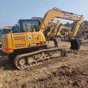 Excavadora de cadenas Sany SY95C de 9.5 toneladas, de segunda mano, marca china, de alta calidad, pequeña, en venta. - Product Image 3
