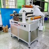 Machine de revêtement de laboratoire pour patchs de gel à base de plantes Roll-to-Roll Virma Blade Coater Heating Laminating Functions Wood Motor Case
