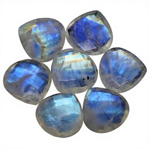 High Grade Natural Moonstone Loose Gemstone <b>rainbow</b> Color Heart Briolette Shape All Size <b>Top</b> Quality Semiprecious - Product Image 1