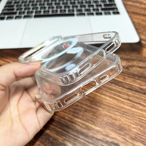 <span class=keywords><strong>Funda</strong></span> Transparente <span class=keywords><strong>para</strong></span> <span class=keywords><strong>iPhone</strong></span> 17 Air con Carga Inalámbrica Magnética, Carcasa Antigolpes y <span class=keywords><strong>Cargador</strong></span> Inalámbrico Magnético Transparente - Product Image 2