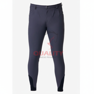กางเกงขี่ม้าเข้ารูปของผู้ชายมีสไตล์กางเกงขี่ม้าผ้ายืดสำหรับฝึกซ้อมระบายอากาศได้ดีมีสไตล์ - Product Image 1
