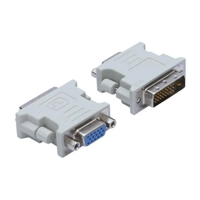 1080P DVI 24+1 Connector Male to Male DVI to VGA Adapter