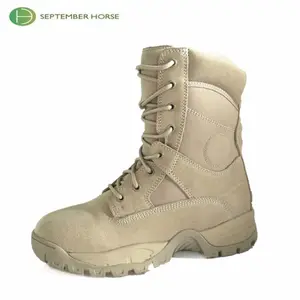 New Winter Men Leather Zipper Desert Tracking Boots