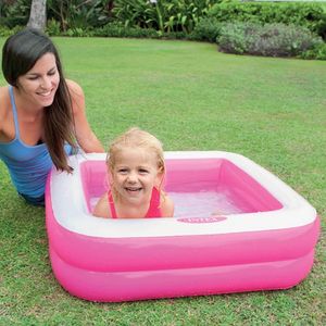 Piscine <span class=keywords><strong>gonflable</strong></span> <span class=keywords><strong>carrée</strong></span> <span class=keywords><strong>INTEX</strong></span> 57100 Play Box pour bébé, 86 cm x 86 cm x 25 cm - Product Image 2