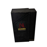 Cajas de Regalo de Lujo Personalizadas con Asa Negra, Tipo Concha, de Papel, con Logotipo Grabado, Empaque de Producto con Logotipo Personalizado de Lujo