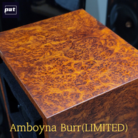 Enceinte de monitoring Hi-Fi Falcon Acoustics LS3/5A Gold Badge Amboyna Burr Square Bookshelf 3 canaux 15 ohms Audio haute résolution