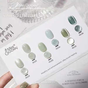 Miss Gooey Set pemoles Gel Mata Kucing, Set 6 warna gratis Hema Cat kuku pabrik OEM perlengkapan poles Gel kuku Salon - Product Image 6