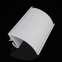 Étiquette de rayonnage de supermarché en PET/PVC transparente, sans BPA, qualité alimentaire, porte-prix double ligne, bande de données à crochet, noir/blanc, facile à utiliser