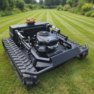 Vente directe fabricant – <span class=keywords><strong>Tondeuse</strong></span> à gazon télécommandée sur chenilles 900 mm, haute performance, <span class=keywords><strong>démarrage</strong></span> électrique ou à essence - Product Image 1