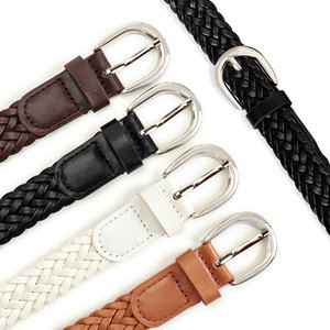 Nouvelle ceinture en similicuir tressé de style coréen pour femme, avec boucle en alliage, 105 cm, idéale pour jeans et robes - Product Image 4