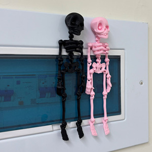 3D Printed Skeleton Fridge Magnet Creative Cross-Border Hit Halloween Toy for Children with Movable Joints - Product Image 6