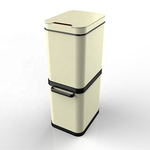 50L Commercio All'ingrosso automatico hot sell piazza touchable bin rifiuti riciclati da <span class=keywords><strong>cucina</strong></span> bidone dei rifiuti in acciaio inox <span class=keywords><strong>pattumiera</strong></span> - Product Image 2