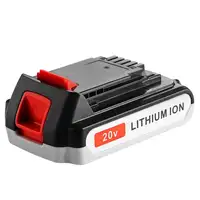 2.0Ah Lbxr20 Replacement Battery for Black and Decker 20V Lithium Battery Max Compatible with LB20 Lbx20 LST220 Lbxr20b-2 LB2X4020 Cordless Tool