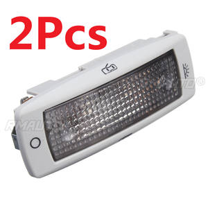 2Pcs Car Rear Reading <b>Map</b> Dome Light Ceiling Lamp for VW Golf Passat Tiguan for Skoda Fabia Superb for Seat Leon 3B0947291 - Product Image 1