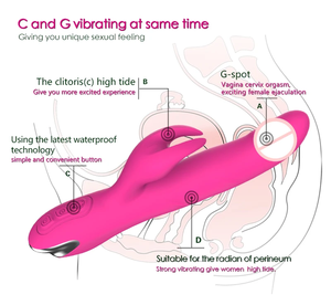 Tavşan seks vibratörler oyuncaklar kadınlar için G Spot vibratör klitoral stimülatörü çift veya kadın cinsel zevk ile 7 modları titreşimler - Product Image 3