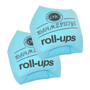<b>Roll</b>-Up Inflatable Swimming Armband Yellow Round <b>PVC</b> 40x20cm For Kids And Adults - Product Image 5