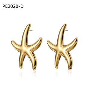 Amy Amy Star <b>Stud</b> Earrings <b>Silver</b> Plated For Women Casual Party Jewelry PE2020 - Product Image 2