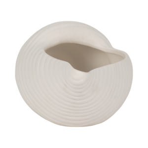Statuetta in Ceramica Ispirata a Conchiglie, Decorazione Moderna per Bagno, Ufficio, Soggiorno - Product Image 5
