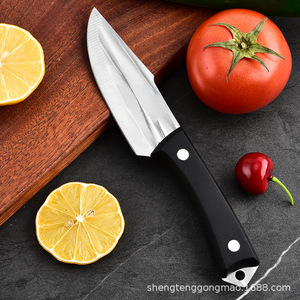 Couteau à main de style mongol, lame tranchante en acier inoxydable, 20 cm, outil de découpe de viande pour la cuisine - Product Image 2