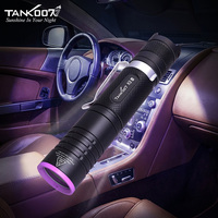 Lampe torche UV Tank007 UV-K9 365nm pour l'inspection automobile, lampe torche ultraviolette, lampe torche à lumière noire pour l'inspection des interstices intérieurs de la voiture