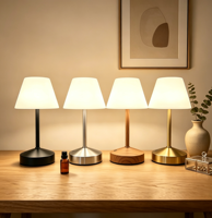 Lampe de bureau sans fil rechargeable pour usage extérieur avec batterie de 3600 mAh, rechargeable par USB, lampe de table étanche pour extérieur