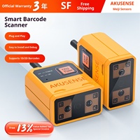Lecteur de codes-barres industriel intelligent Akusense RCD-AI100-F06R, port série Ethernet, IO, montage fixe, scanner 1280x800 pixels