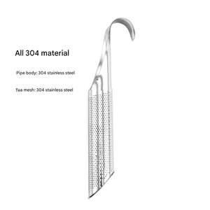 Nieuw Type 304 Roestvrijstalen Theefilter Opknoping Pijp Handvat Thee-Infuser Voor Promotie Cadeau - Product Image 5