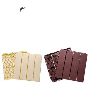 Plancher en plastique de grain de bois de patio d'arrière-cour d'épissure rapide imperméable de pp - Product Image 1