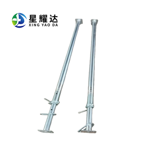 Усиленный регулируемый стальной опорный стойка для строительных лесов, подходит для современных конструкций, горячеоцинкованный - Product Image 2
