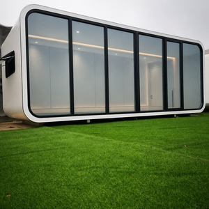 Elegant Minimalist White Prefab Tiny House ADU ModularContainer Home Apple Cabin Portable Backyard Studio <strong>OfficePod</strong> - Product Image 1
