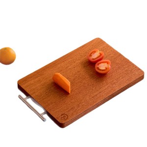 Ebony Solid <b>Wood</b> Cutting Board Rectangle 30x20x2.5cm Kitchen Chopping <b>Block</b> Fruit Slicing Board Household Use - Product Image 1