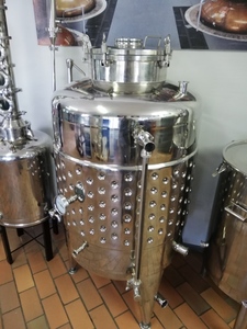 Serbatoio di Fermentazione in Acciaio Inox 304/316 da 1000L/<span class=keywords><strong>500L</strong></span>/200L, Facile da Usare, per Alcol da Frutta, con Raffreddamento a Giacca a Punti e 1 Pressione - Product Image 4