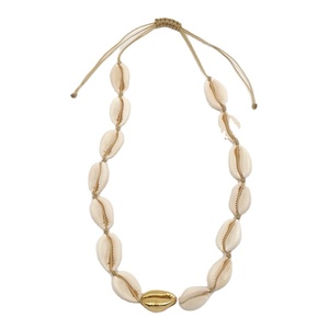 WT-JN036 all'ingrosso nuovi gioielli naturali fai da te in arrivo eleganti con <span class=keywords><strong>oro</strong></span> 24 carati per <span class=keywords><strong>collana</strong></span> di conchiglie bianche regalo di compleanno ragazza - Product Image 1