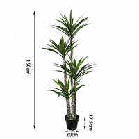 Arbre en érable rouge en soie de 6 pieds dans un pot noir Arbre artificiel d'intérieur en chêne d'automne de 5 pieds pour décor de bureau à domicile Faux arbre en pot