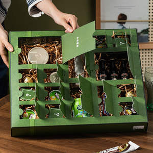 กล่องใส่จิวเวอร์รี่ลึกลับแบบกำหนดเองหรูหรา,กล่องของขวัญสร้อยคอเครื่องสำอางสุดเซอร์ไพรส์กล่องใส่ผิดปฏิทินสำหรับเด็กทารก Ddvent - Product Image 1