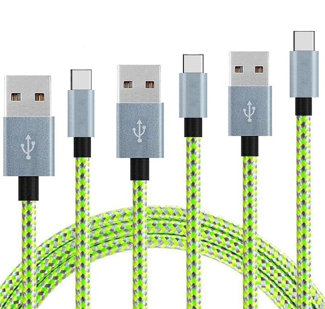 USB C Type C Cable to USB a Cables Braided 2m