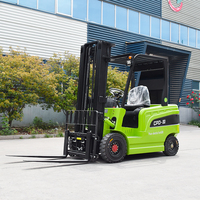 Chariot élévateur électrique portable mini Baiyijie, très vendu, 3 tonnes, 60V 200Ah, avec pince pour rouleaux de papier, hauteur de levage 3-9m