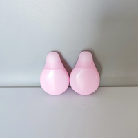 Nouvelle conception, flacon en plastique compressible en forme d'ampoule de 15 ml, flacon de fond de teint, emballage de flacons cosmétiques pour le maquillage, liquide pour les lèvres, film